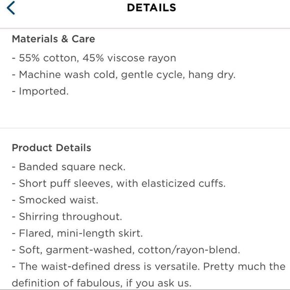 Old Navy Puff-Sleeve Waist-Defined Floral-Print Smocked Mini Dress Size XS - Picture 6 of 9